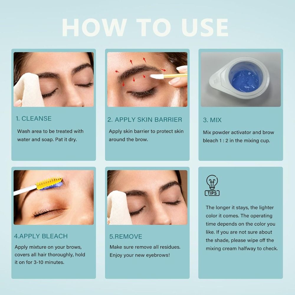 Eyebrow Bleach Brow Bleach Kit - Brow Lamination Kit incelemesi ve fiyatı