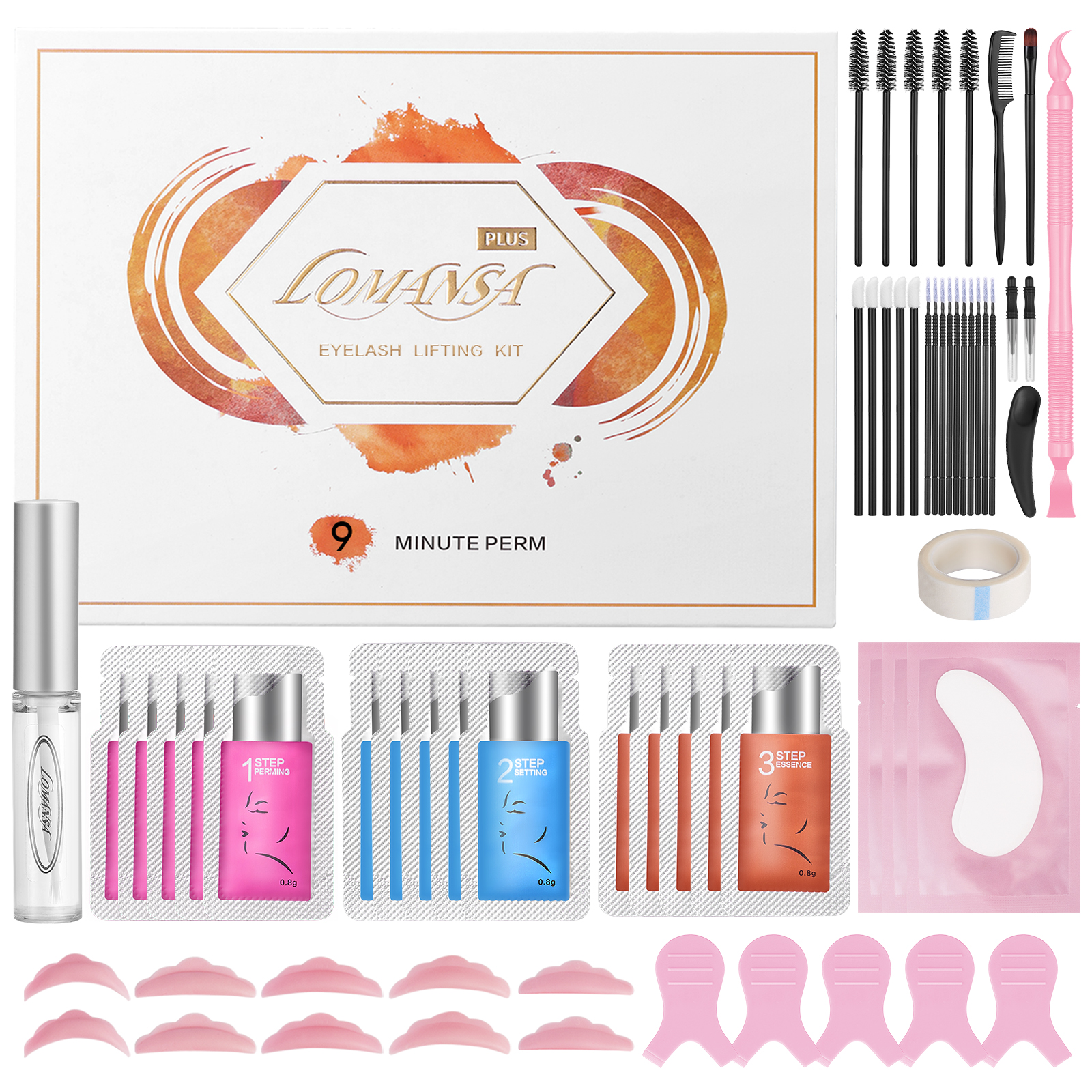 Lomansa 15 Pieces/Lot 8-12 Min - Brow Lamination Kit incelemesi ve fiyatı