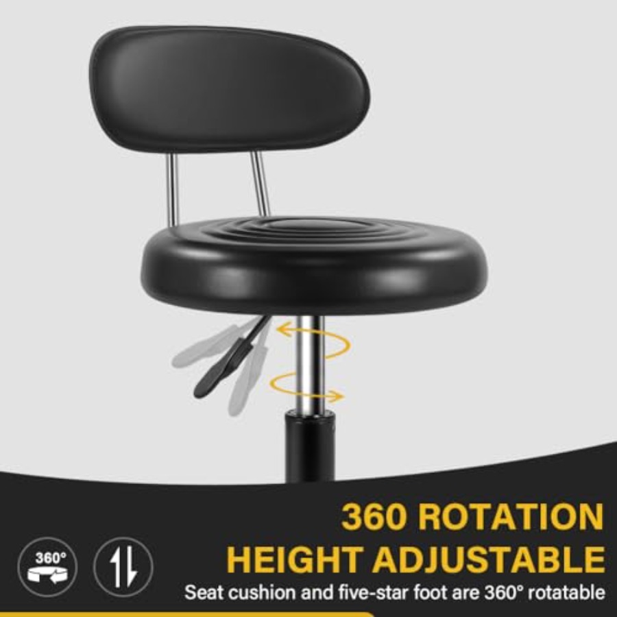 Rolling Stool with Wheels Swiv - Spa & Wellness Hotel Olympia Mariánské Lázně incelemesi ve fiyatı