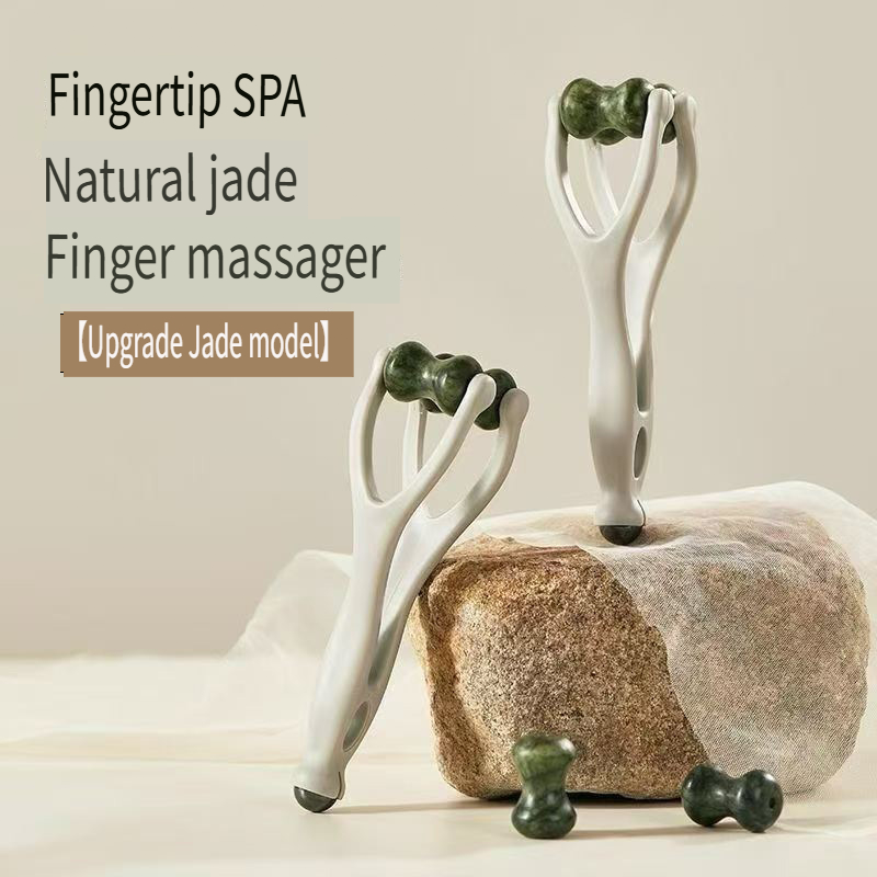 1pc Natural Jade Finger Massag - Spa Wellness Nature incelemesi ve fiyatı