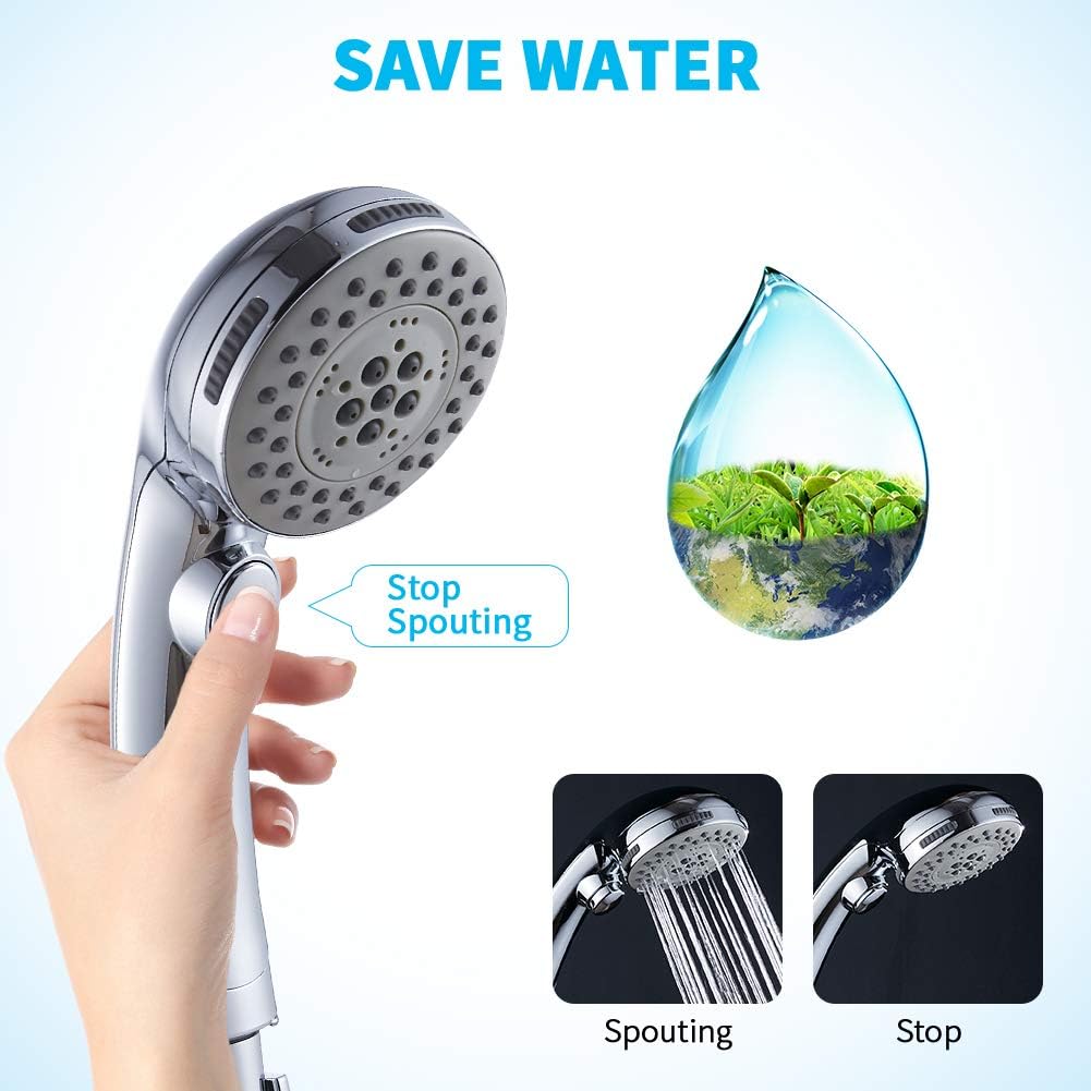 High Pressure Shower Head with - Spa & Wellness Paradies Braunschweig incelemesi ve fiyatı