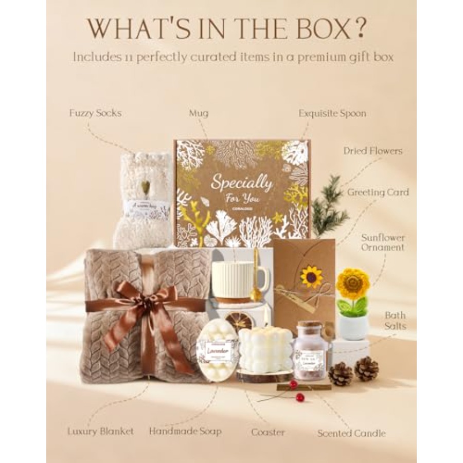 Spa Gift Baskets for Women - M - Spa Wellness Day incelemesi ve fiyatı