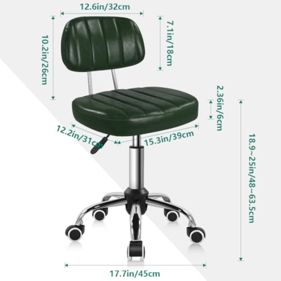 Square Swivel Stool with Wheel - Spa & Wellness Hotel Olympia Mariánské Lázně incelemesi ve fiyatı