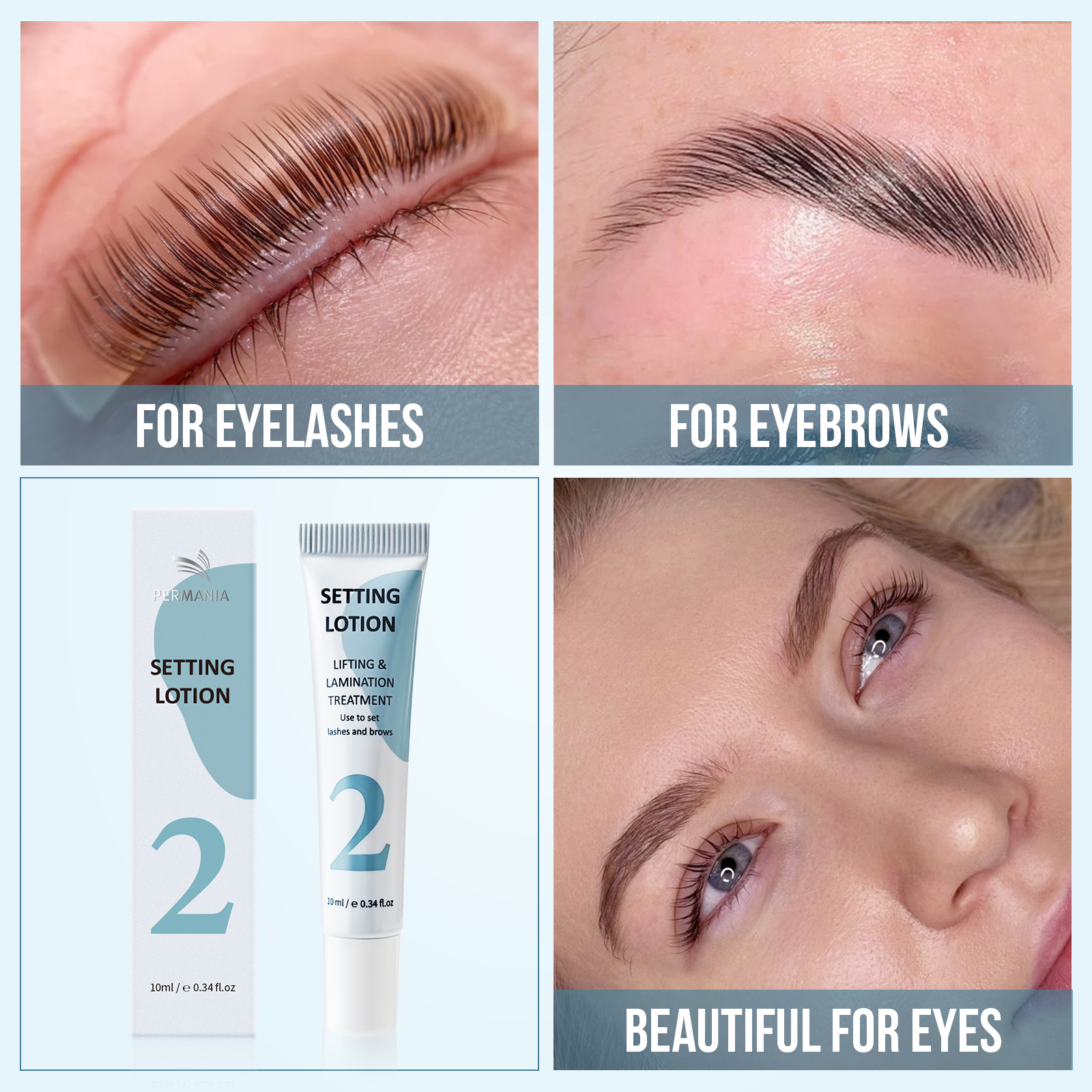 PERMANIA Eyebrows Lift Lotion  - Brow Lamination Kit incelemesi ve fiyatı
