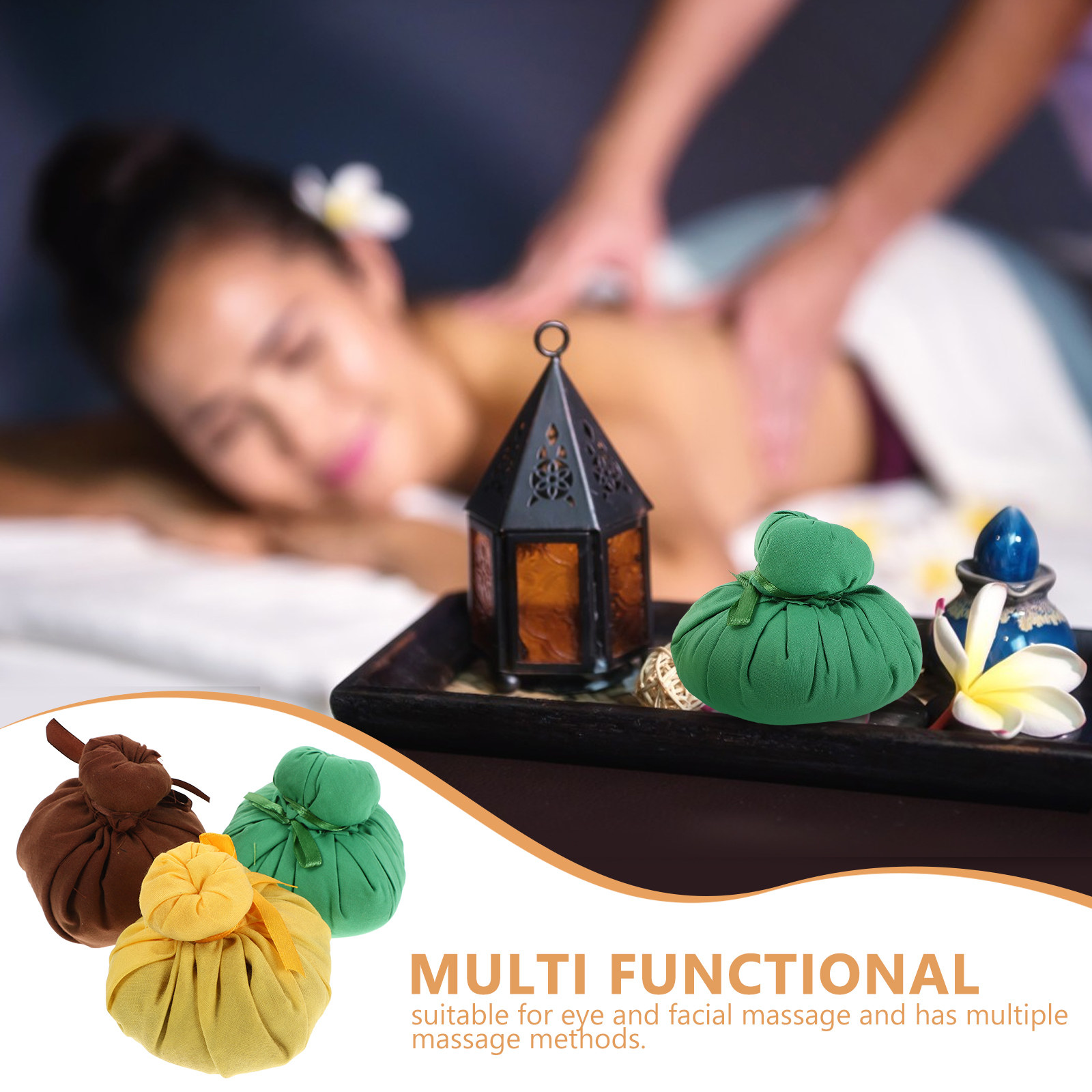 3Pcs Herbal Aroma Compress Bal - Spa Wellness Nature incelemesi ve fiyatı