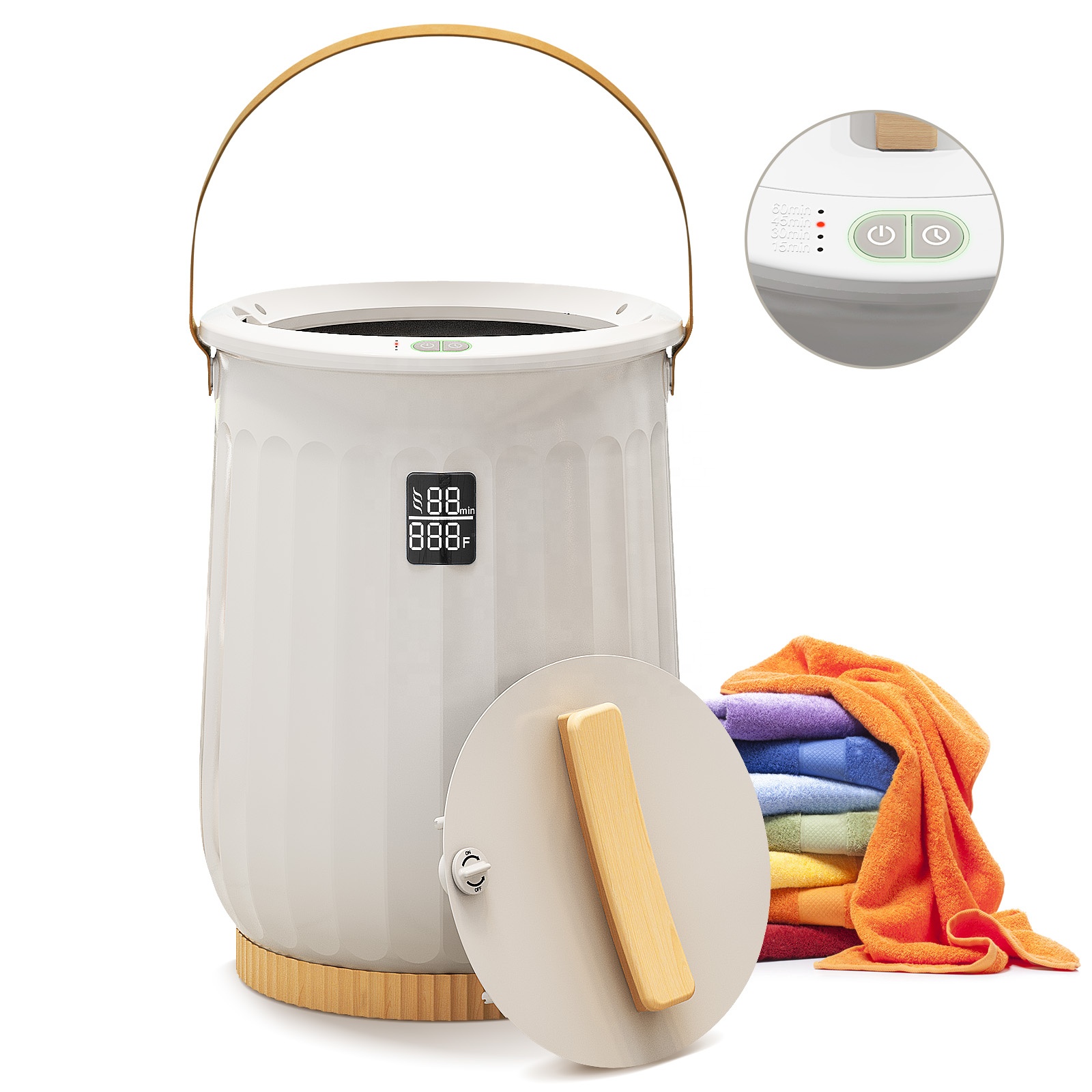 20L Towel Warmer Bucket with T - Spa & Wellness Hotel Olympia Mariánské Lázně incelemesi ve fiyatı