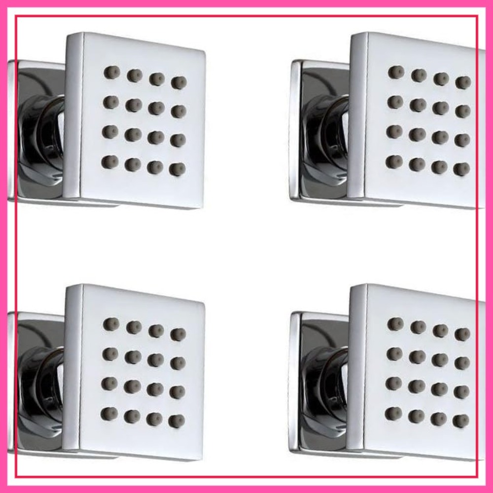 4 Pcs Square Solid Brass Showe - Spa & Wellness Hotel Olympia Mariánské Lázně incelemesi ve fiyatı