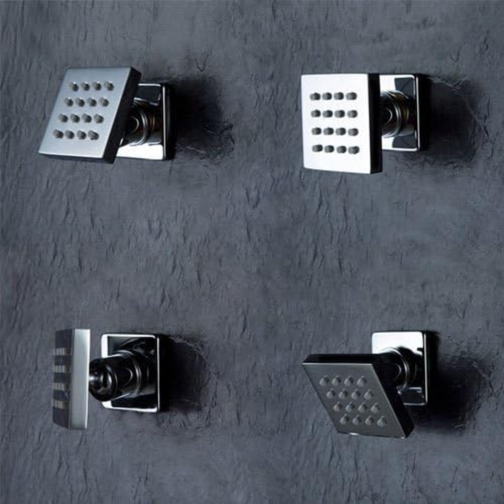 4 Pcs Square Solid Brass Showe - Spa & Wellness Hotel Olympia Mariánské Lázně incelemesi ve fiyatı