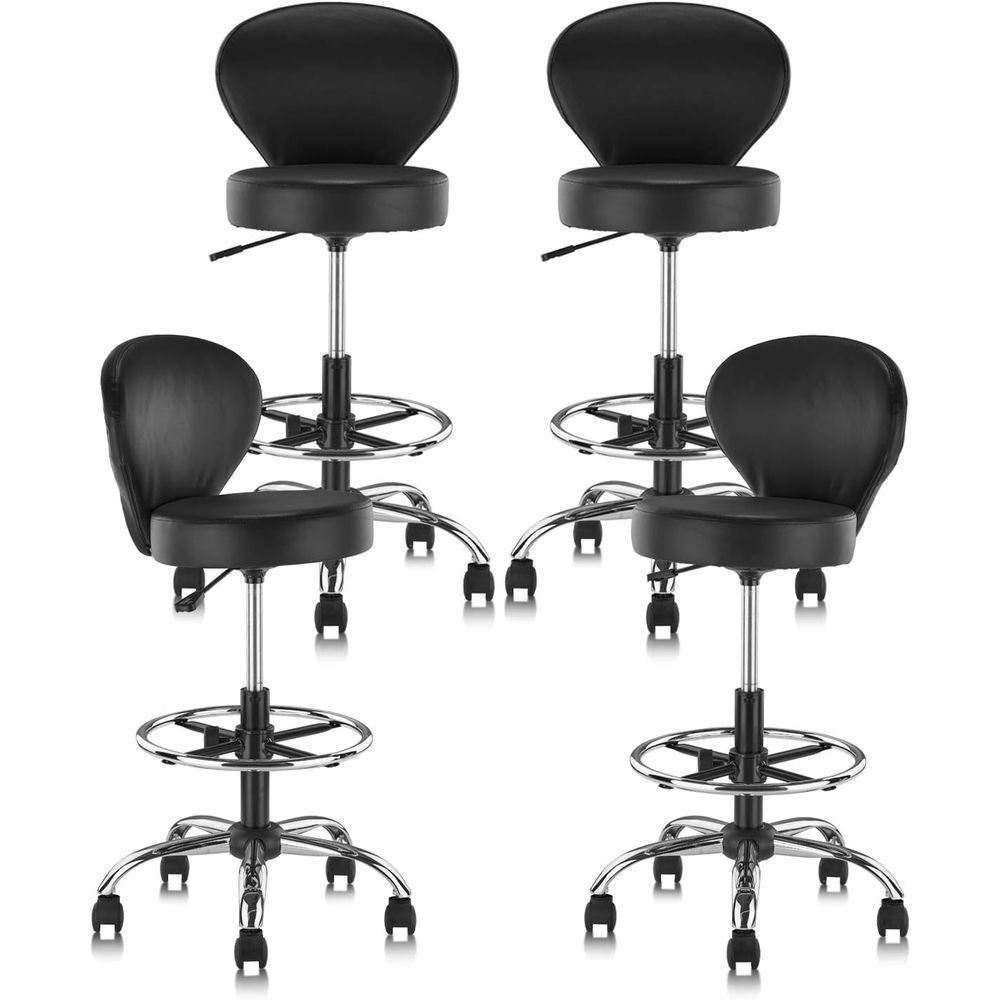 Set of 4 PVC Leather Swivel St - Spa & Wellness Hotel Olympia Mariánské Lázně incelemesi ve fiyatı
