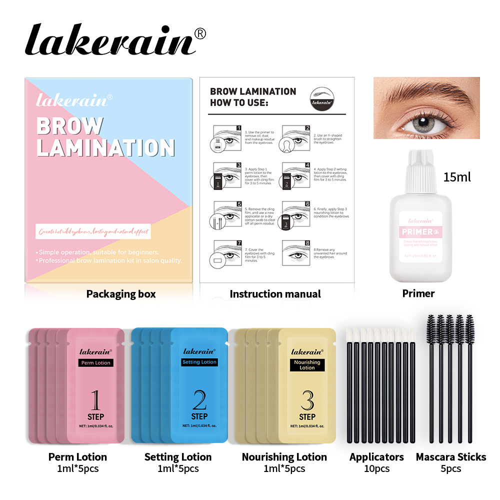 Lakerain Eyebrow Lamination Ki - Brow Lamination Kit incelemesi ve fiyatı