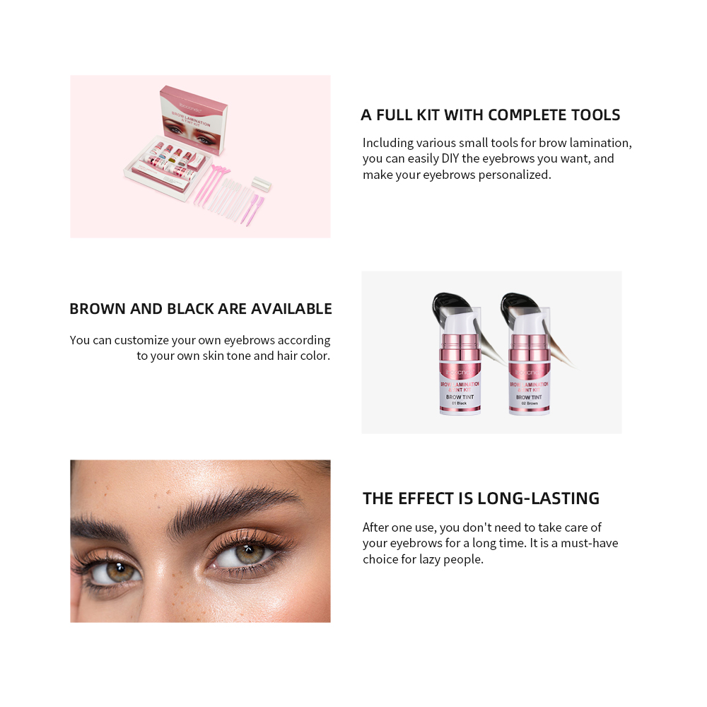 Semi-permanent Brow Lamination - Brow Lamination Kit incelemesi ve fiyatı