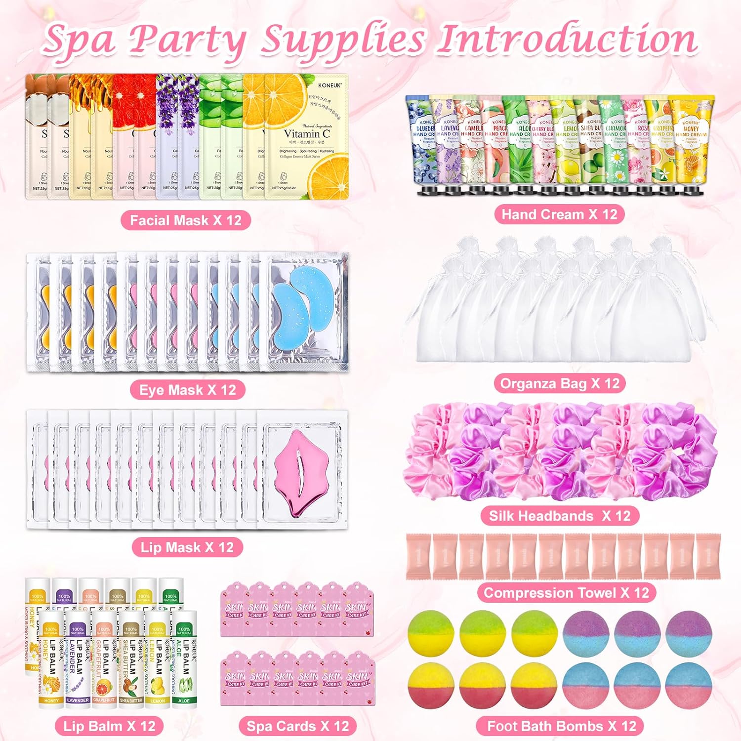 Spa Party Supplies Kit with 12 - Spa & Wellness Hotel Olympia Mariánské Lázně incelemesi ve fiyatı